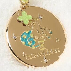Anthropologie Lou Benesch Zodiac Ornament Gold Plated Charm Hanging Capricorn